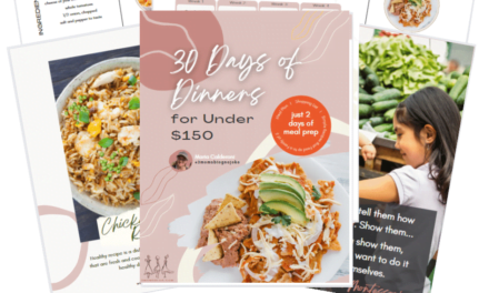 30 Days of Easy Family Dinners with Only $150